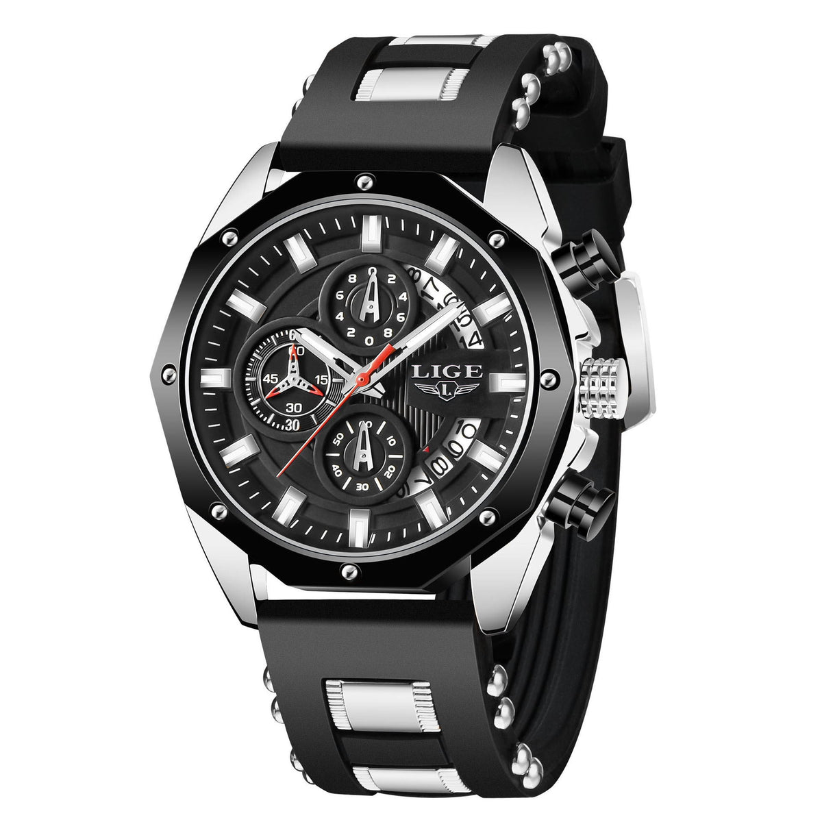 LIGE LG8908 Quartz Sport Watch, product photograph 4